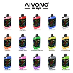 AIVONO AIM FLASH 35000 затяжек Двойная сетка Оптовая покупка Заряжаемые Одноразовые Вейпы
