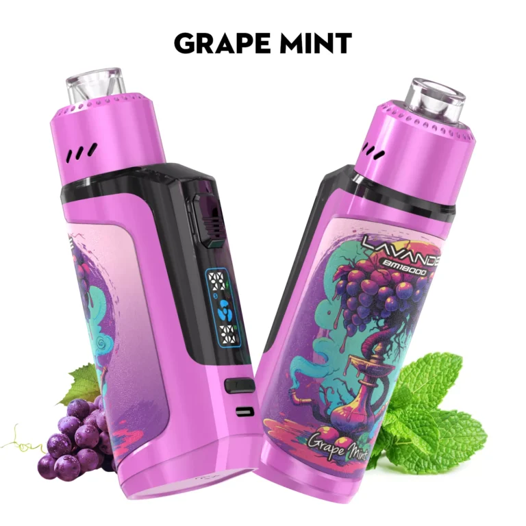 Lavande BM18000 PUFFS digitalni zaslon Nizka nikotinska originalna tovarna 9 Vapexyz