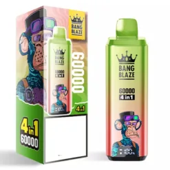 Bang Blaze 60000 Puffs 4 in 1 Function Smart Screen 0 2 3 5 Low Nicotine Original Factory 24 VapeXYZ