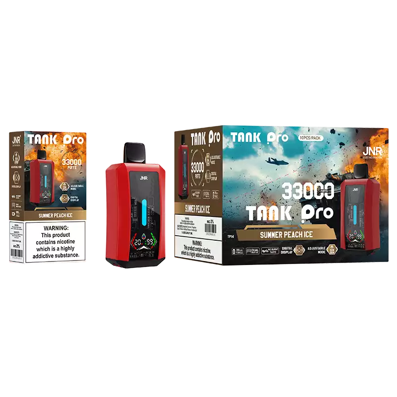 JNR TANK PRO 33000 Puff Disposable Vape Crafted for European Professional Vape Distributors 2 JNR TANK PRO 33000 Puff Disposable Vape Crafted for European Professional Vape Distributors - Obraz 2