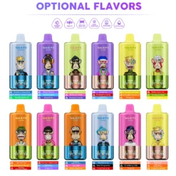 WASPE AIVIOU 60000 Puffs Triple Tastes Digital Screen Bulk Buy 60K Rechargeable Disposable Vapes Wholesale