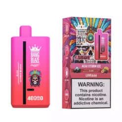 BANG BLAZE 40000 Puffs DSK041 Çift Tat Toplu Alım Şarj Edilebilir Tek Kullanımlık Vape Toptan Satış