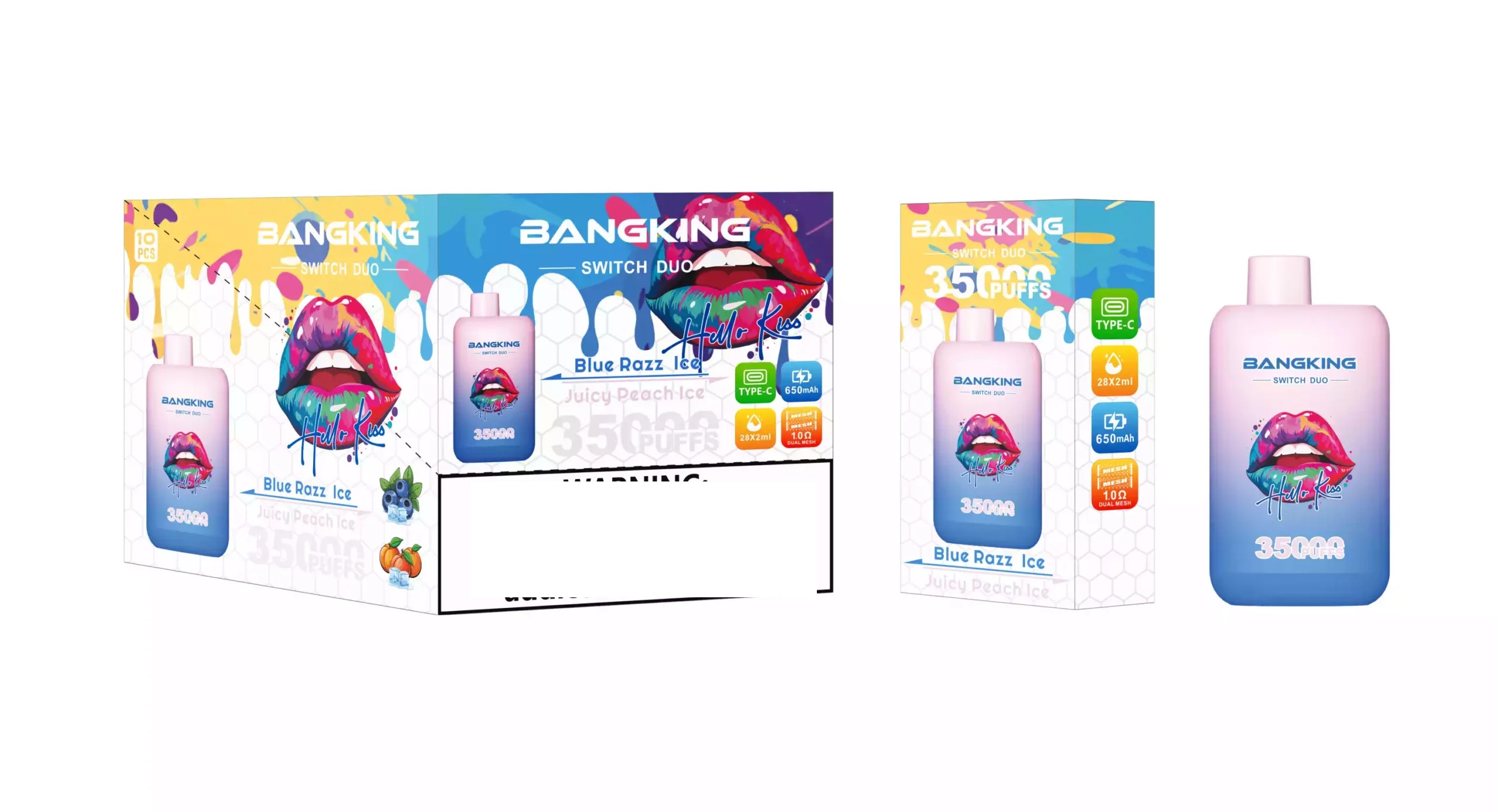 BANG KING 35000 Puffs DSK045 Kettős Ízváltó Nagykereskedelmi Újratölthető Eldobható Vape 12 BANG KING 35000 Puffs DSK045 Kétféle Íz Kapcsoló Nagy Tételben Vásárolható Újratölthető Eldobható Vape Nagykereskedelem - 12. kép