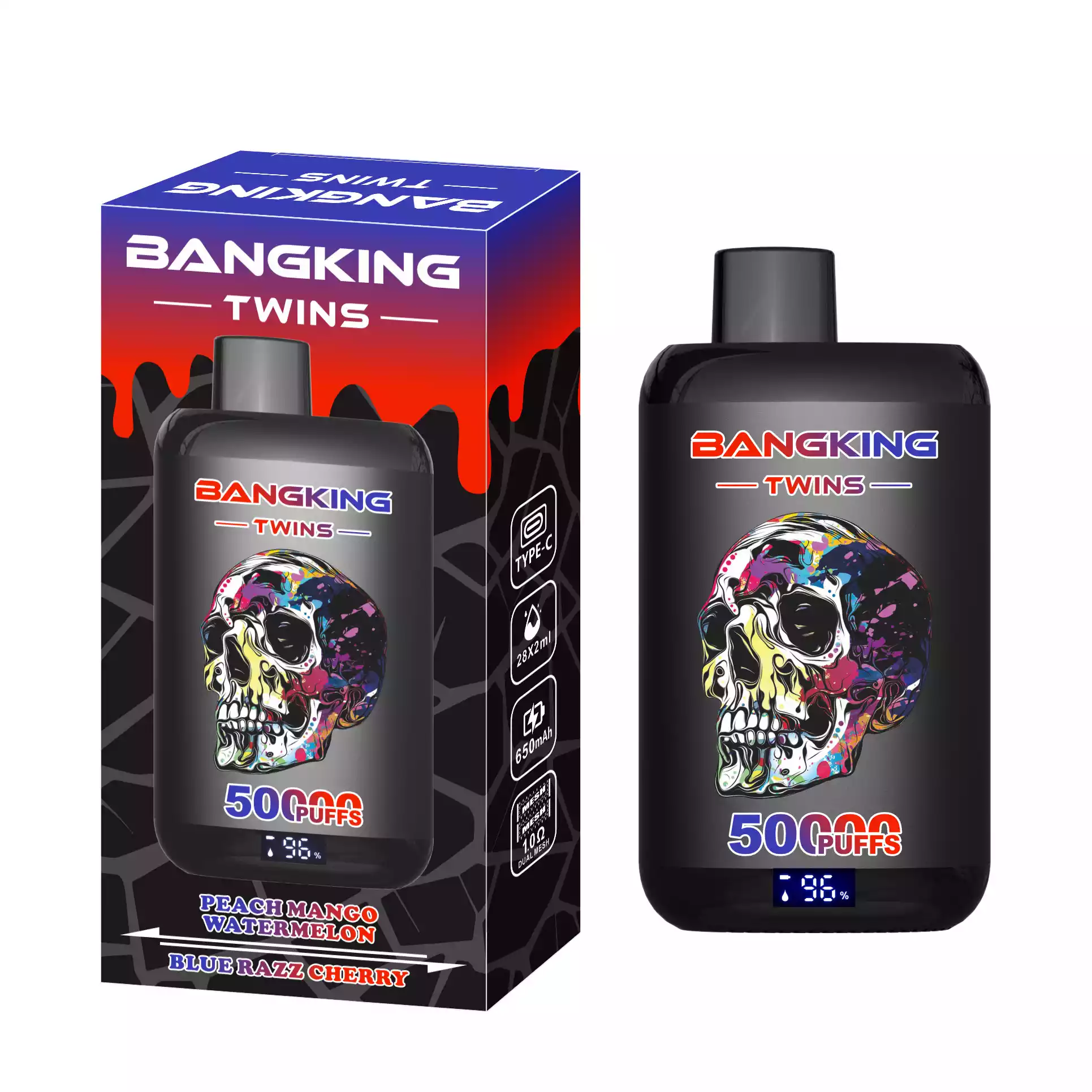 BANG KING TWINS 50000 Puffs DSK054 Bulk Buy Rechargeable Disposable Vapes Wholesale 1 BANG KING TWINS 50000 Puffs DSK054 Bulk Buy Rechargeable Disposable Vapes Wholesale