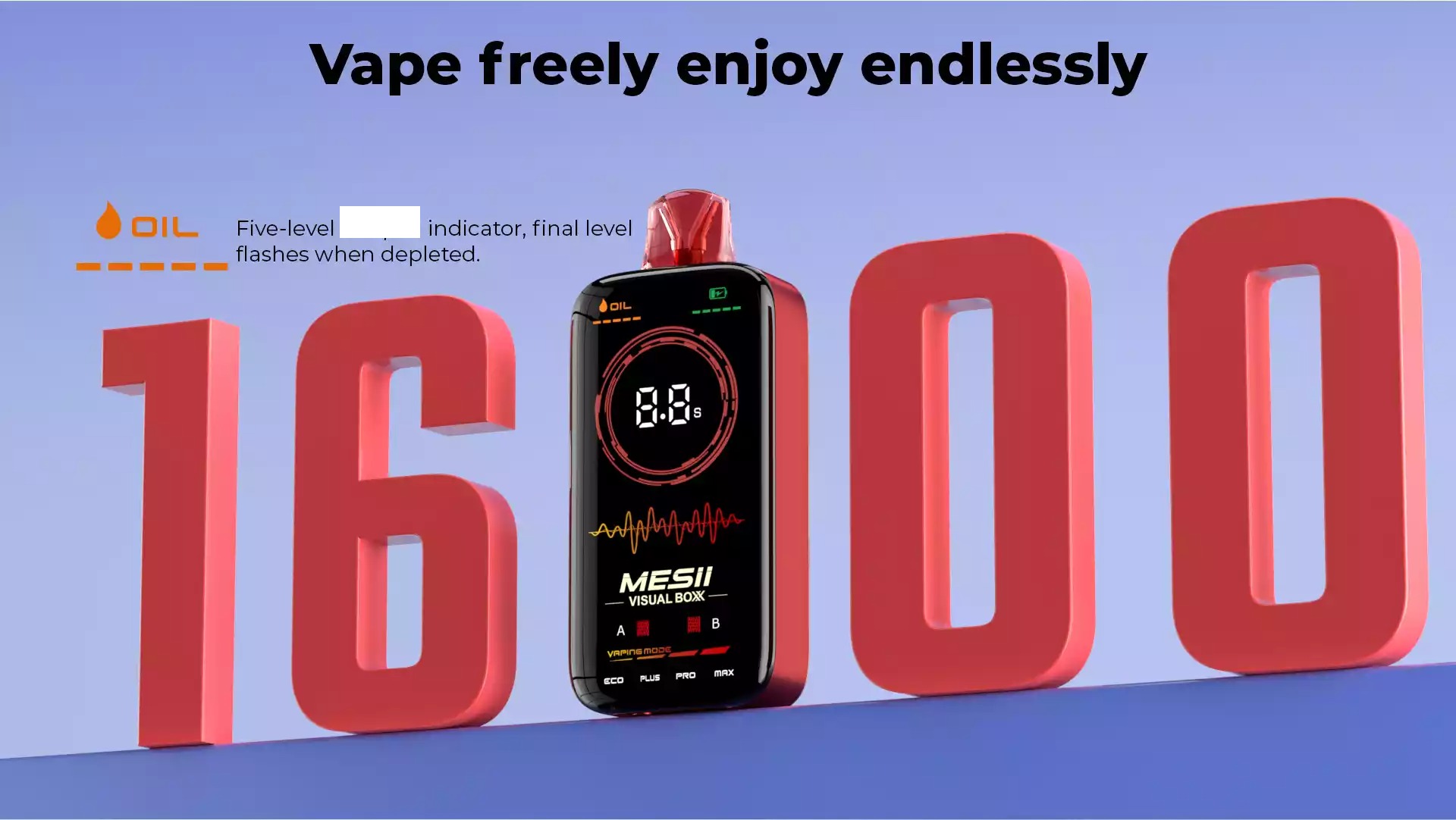 Mesii Visual Boxx 16000 Puffs Rechargeable Full Screen Display Cumpărare în Vrac Vape-uri de Unică Folosință Reîncărcabile cu Nicotină Redusă Originale pentru Vânzare cu Ridicata