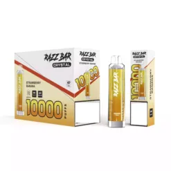 Razz Bar Crystal 10000 Puffs LCD Scherm Lage Nicotine Oplaadbare Wegwerp Vapes Wholesale Bulk Koop 3 VapeXYZ