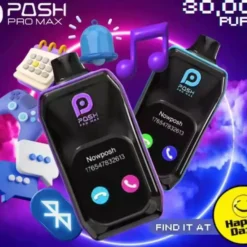 VASY POSH PRO MAX 30000 trekjes Lage nicotine Bulkkoop Originele Oplaadbare Wegwerp Vapes Groothandel 2 VapeXYZ