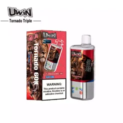 UWIN TORNADO TRIPLE 60000 Puffs 3-in-1 Tastes Bulk Buy 60K Rechargeable Disposable Vapes Wholesale