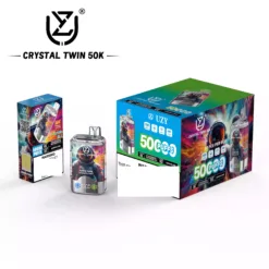 UZY CRYSTAL TWIN 50000 Puffs Διπλή Γεύση Χαμηλή Νικοτίνη Χονδρική Αγορά Πρωτότυπη Αναπλήρωσης Μονάδες Vape Χονδρική 7 VapeXYZ