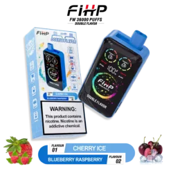 FIHP 36000 36K Puffs Doppio Sapore Vape Monouso Doppia Bobina Mesh Display LED All'ingrosso 1 VapeXYZ