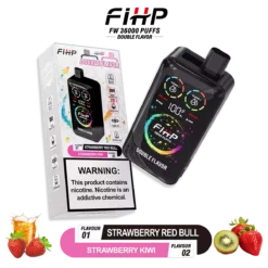 FIHP 36000 36K Puffs Doppio Sapore Vape Monouso a Doppia Bobina Mesh Display a LED all'ingrosso 10 VapeXYZ