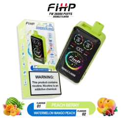 FIHP 36000 36K Puffs Doppio Sapore Vape Monouso Doppia Bobina Mesh Display a LED All'ingrosso 2 VapeXYZ