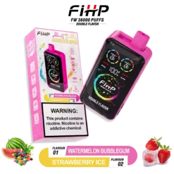 FIHP 36000 36K Puffs Doppio Sapore Vape Monouso Doppia Bobina Mesh Display Completo LED all'Ingrosso