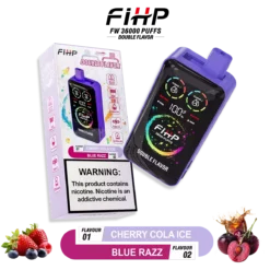 FIHP 36000 36K Puffs Double Flavor Disposable Vape Dual Mesh Coil LED Display Wholesale 6 VapeXYZ