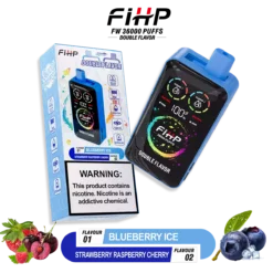 FIHP 36000 36K Puffs Doppio Sapore Vape Monouso Doppia Bobina Mesh Display a LED All'ingrosso 7 VapeXYZ