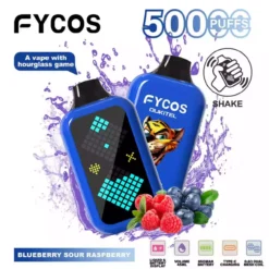 FYCOS Player 50K Puffs Wegwerp Vapes Betaalbare Wholesale Levering LED Display toont Du 5 VapeXYZ