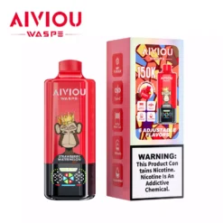 WASPE AIVIOU 150000 Puffs Six Tastes Bulk Buy Rechargeable Disposable Vapes Wholesale