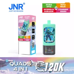 JNR QUADS 4'Ü 1'DE 120K 120000 Puff Big Cloud Toptan Şarj Edilebilir Tek Kullanımlık Vape Akıllı Ekran Toplu Alışveriş 13 JNR QUADS 4'Ü 1'DE 120K 120000 Puff Big Cloud Toptan Tek Kullanımlık Vape Akıllı Ekran Toplu Alışveriş 7 VapeXYZ