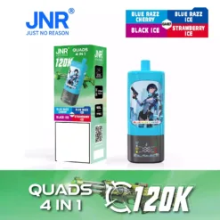 JNR QUADS 4'Ü 1'DE 120K 120000 Puff Big Cloud Toptan Şarj Edilebilir Tek Kullanımlık Vape Akıllı Ekran Toplu Alış 12 JNR QUADS 4'Ü 1'DE 120K 120000 Puff Big Cloud Toptan Tek Kullanımlık Vape Akıllı Ekran Toplu Alışveriş 8 VapeXYZ