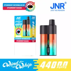 JNR WIND WHIP 44K 44000 Puffs Type C Fast Charge Smart Screen Disposable Vape Wholesale Bulk Buy 5 VapeXYZ