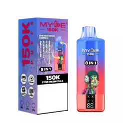 MYDE 8 IN 1 150K 150000 Puffs Bulk Buy Disposable Vape Low Strength Dual Mesh Coil Wholesale 11 VapeXYZ