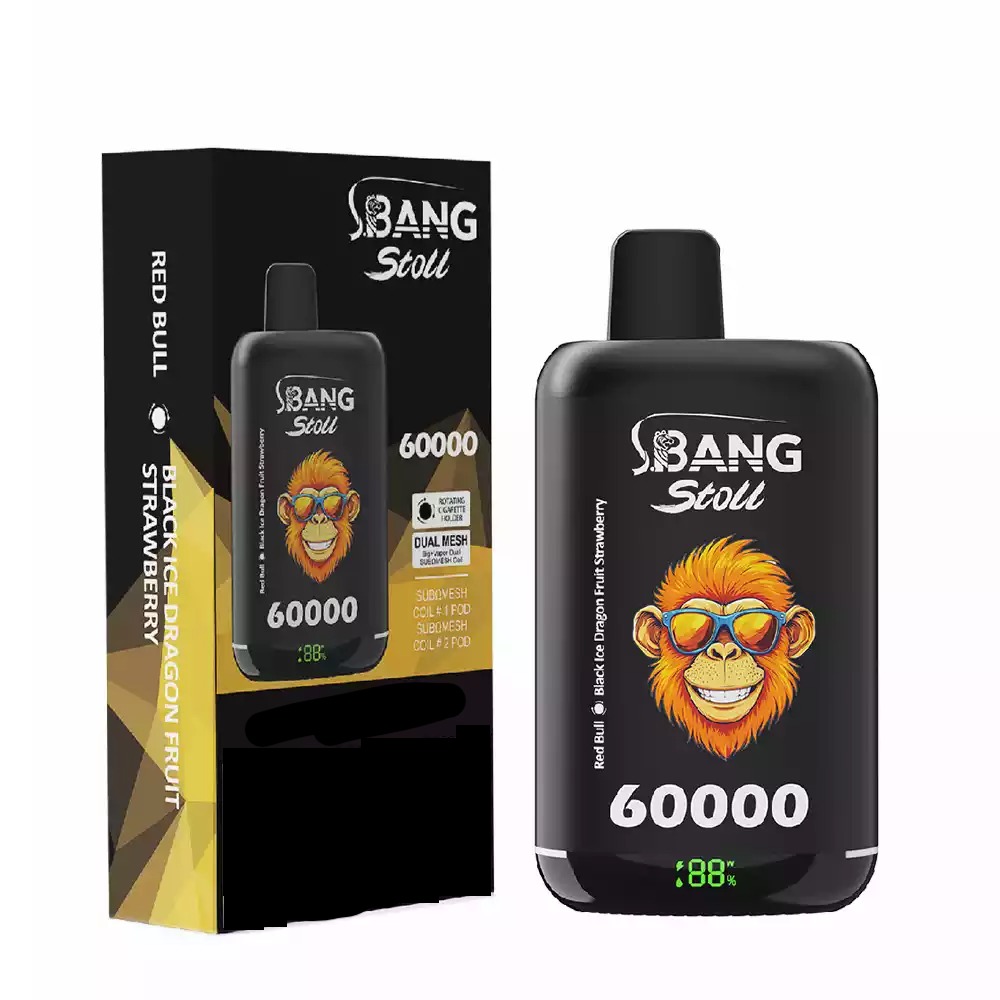 BANG LEADER STOLL 60000 60K Puffs Vape monouso 2IN1 Sapore Mesh Coil Acquisto all'ingrosso in grandi quantità 2 BANG LEADER STOLL 60000 60K Puffs Vape Monouso 2IN1 Sapore Bobina Mesh Acquisto All'ingrosso in Quantità - Immagine 2