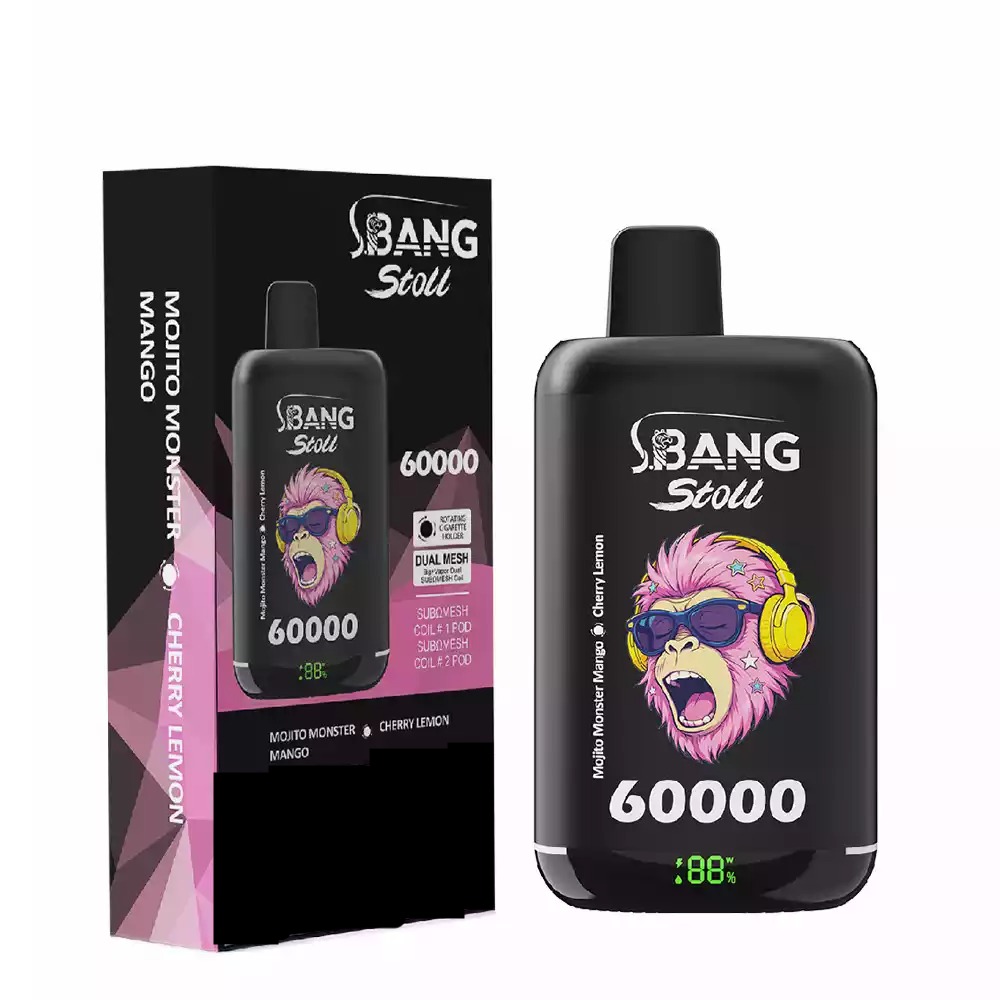 BANG LEADER STOLL 60000 60K Puffs Vape monouso 2IN1 Sapore Mesh Coil Acquisto all'ingrosso Acquisto in bulk 5 BANG LEADER STOLL 60000 60K Puffs Vape Monouso 2IN1 Sapore Bobina Mesh Acquisto All'ingrosso in Quantità - Immagine 5
