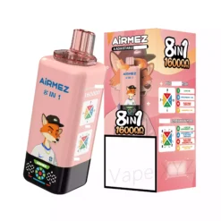 AIRMEZ FOX 6 v 1 160 000 nádechů jednorázové vape na velkoobchodní nákup 160K 45 ml kapacita mesh cívka displej box 10 vapeXYZ