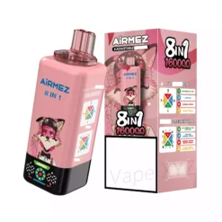 AIRMEZ FOX 6 v 1 160 000 nádechů jednorázové vape na velkoobchodní nákup 160K 45 ml kapacita mesh cívka displej box 5 VapeXYZ