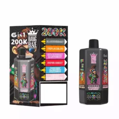 BANG BLAZE 200K DSK069 Hävytettävät Vapeet Tukku Ostaa 200000 Puhallusta 6 In 1 Vaihdetettava Kaksinkertainen Mesh 13 BANG BLAZE 200K DSK069 Hävytettävät Vapeet Irtotavarana 200000 Puhallusta 6 Vaihtoehtoa Kytkettävä Kaksoisverkko Suorituskyky 10 VapeXYZ