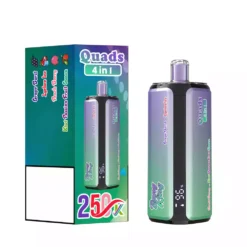 BANG KING 250K Puffs DSK074 Quads 4in1 Disposable Vapes Χονδρική Αγορά Μεγάλες Ποσότητες 250000 Puffs Quad System Mesh Coil Τύπου C Αναπλήρωση 9 VapeXYZ