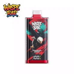 WASPE BAR 60000 60K Puffs Tek Kullanımlık Vape Wholesale Toptan Alışveriş Yüksek Kapasiteli Şarj Edilebilir Mesh Bobin LED Ekran 6 VapeXYZ