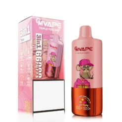 CRYSTAL MARY Pulse Triple 66000 Puffs 66K Disposable Vape Mesh Coil LED Display 3 VapeXYZ