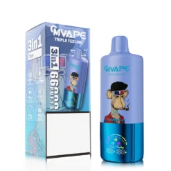 CRYSTAL MARY Pulse Triple 66000 Puffs 66K Disposable Vape Mesh Coil LED Display 9 VapeXYZ