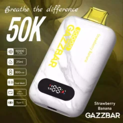 GAZZBAR 50000 Puff Smart LED Screen 50K Disposable Vapes Dual Mesh Bulk Buy Wholesale 11 VapeXYZ
