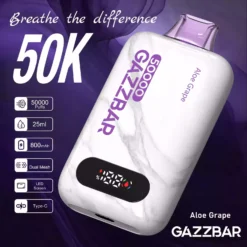 GAZZBAR 50000 Puff Smart LED Screen 50K Disposable Vapes Dual Mesh Bulk Buy Wholesale 4 VapeXYZ