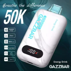 GAZZBAR 50000 Puff Smart LED Screen 50K Disposable Vapes Dual Mesh Bulk Buy Wholesale 9 VapeXYZ