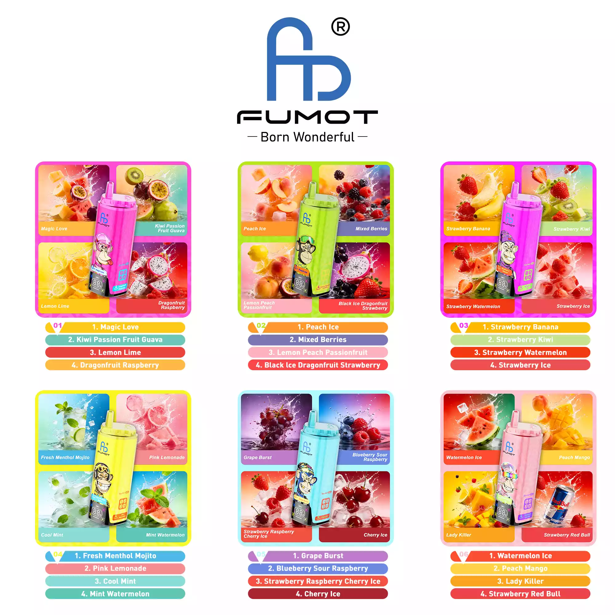 FUMOT ECO 4in1 Four Taste 80000 80K Puffs Disposable Vapes Dual Mesh Rechargeable Wholesale Bulk Buy 12 FUMOT ECO 4in1 Four Taste 80000 80K Puffs Disposable Vapes Dual Mesh Rechargeable Wholesale Bulk Buy - Image 12