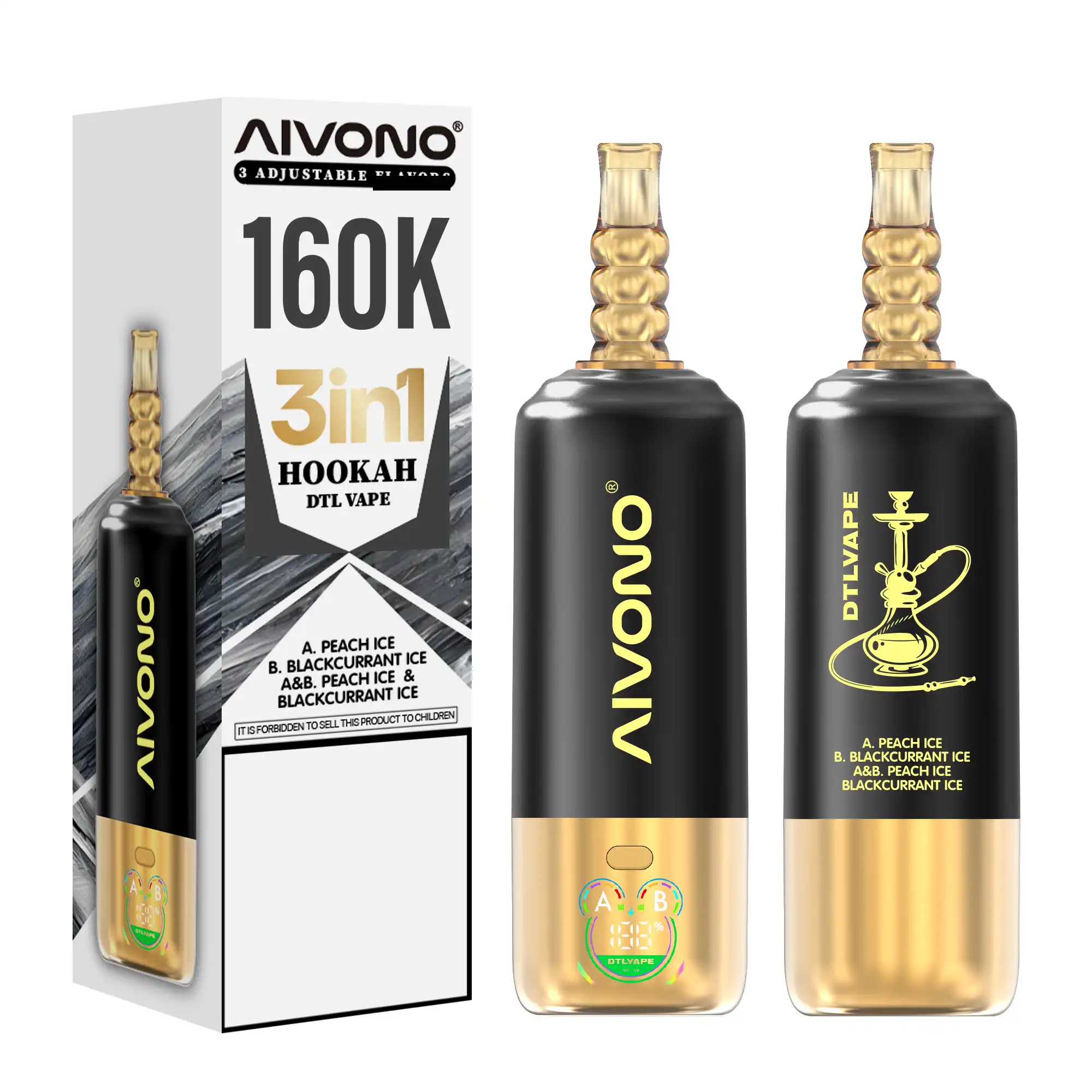 AIVONO DTLVAPE 3 In 1 160K Triple Taste DTL Shisha Hookah 160000 Puffs Disposable Vapes Wholesale Bulk Buy 8 AIVONO DTLVAPE 3 In 1 160K Triple Taste DTL Shisha Hookah 160000 Puffs Disposable Vapes Wholesale Bulk Buy - Image 8