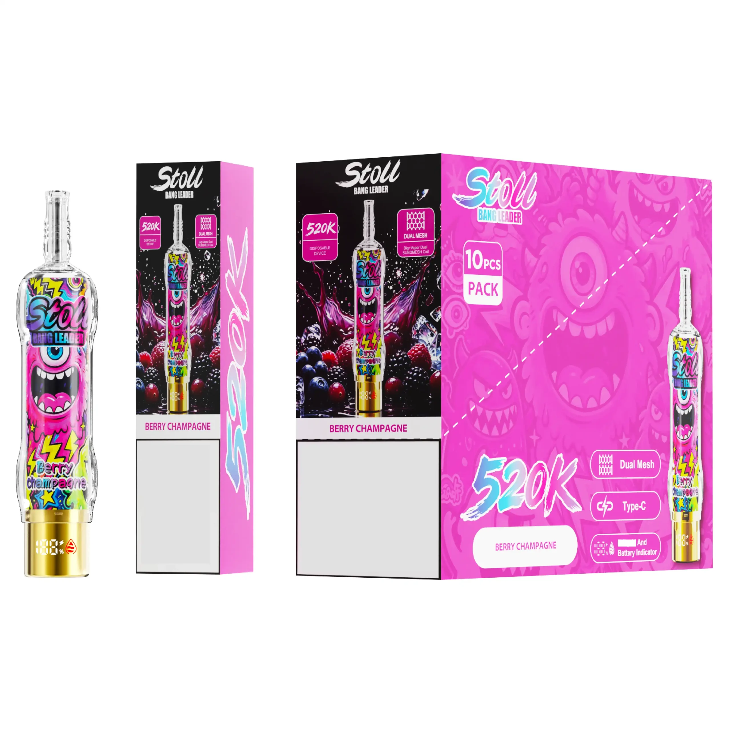 BANG LEADER STOLL 520K DTL Shisha Hookah 520000 Puffs Crystal Eldobható Vape Nagykereskedelmi Tömeges Vásárlás 8 BANG LEADER STOLL 520K DTL Shisha Hookah 520000 Puffs Crystal Disposable Vapes Wholesale Bulk Buy - Image 8
