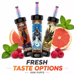 UWIN SHISHA Hookah 100K DTL 100000 Caladas Pantalla Digital Vapes Desechables Mayorista Compra al Por Mayor