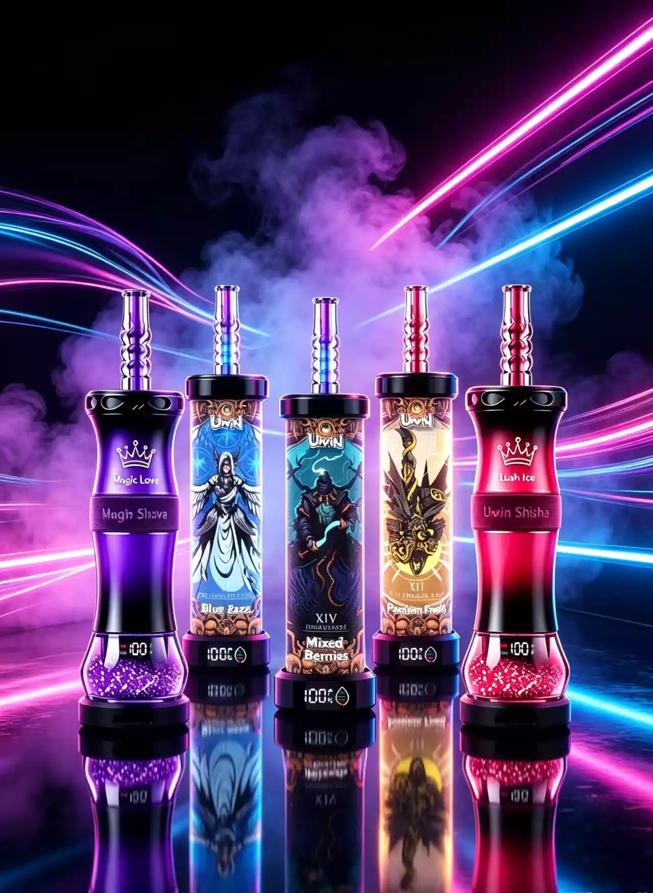 UWIN SHISHA Hookah 100K DTL 100000 Caladas Pantalla Digital Vapes Desechables Mayorista Compra al Por Mayor 7 UWIN SHISHA Hookah 100K DTL 100000 Puffs Screen Display Disposable Vapes Wholesale Bulk Buy - Imagen 7