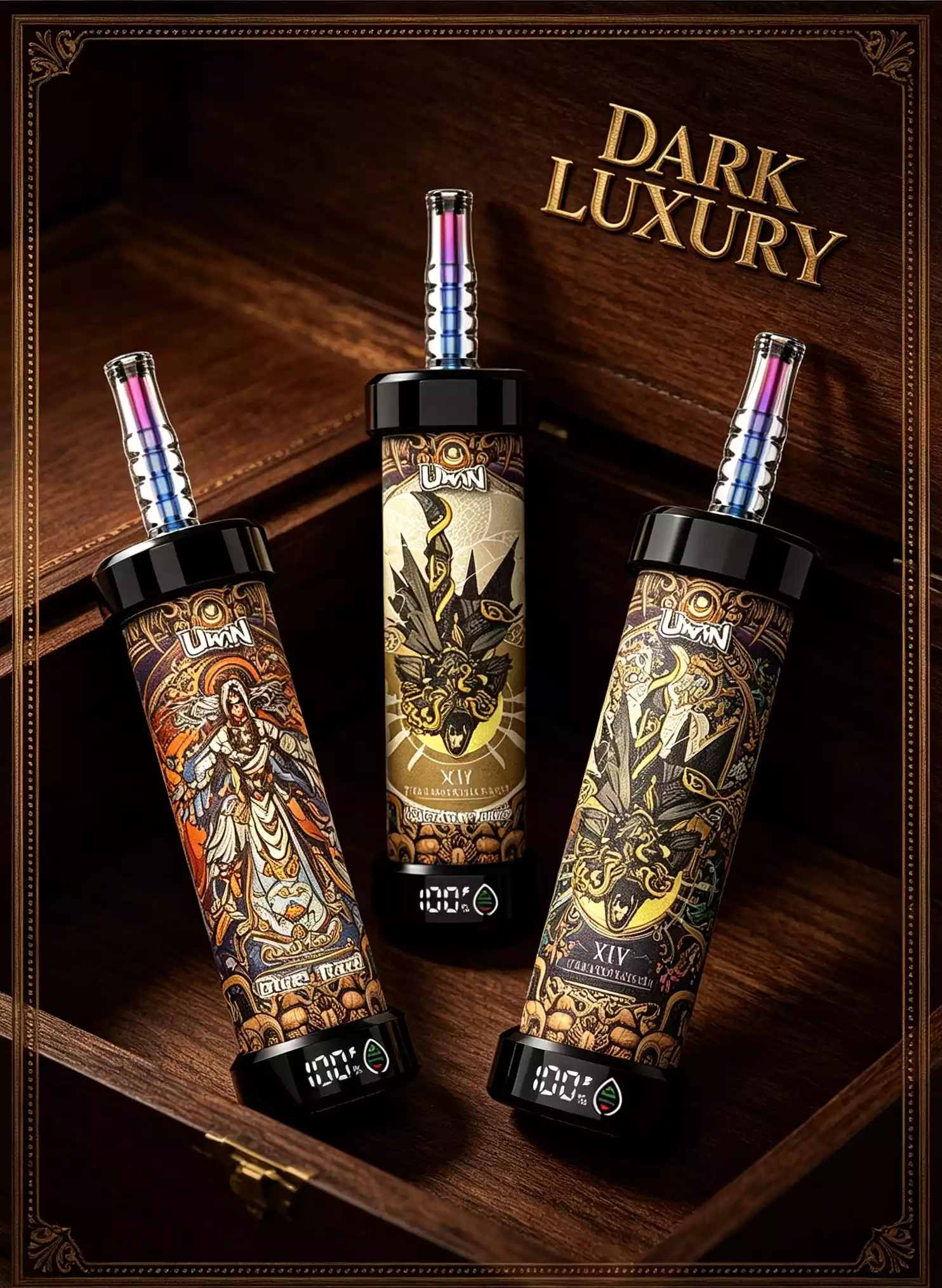 UWIN SHISHA Hookah 100K DTL 100000 Caladas Pantalla Digital Vapes Desechables Mayorista Compra al Por Mayor 4 UWIN SHISHA Hookah 100K DTL 100000 Puffs Screen Display Disposable Vapes Wholesale Bulk Buy - Imagen 4