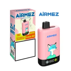 AIRMEZ FOX 2 IN 1 PRO 80000 80K Puffs Disposable Vapes Wholesale Bulk Buy Smart Screen Mesh Coil 3 VapeXYZ
