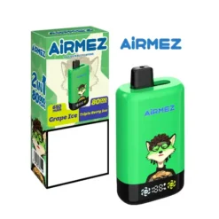 AIRMEZ FOX 2 IN 1 PRO 80000 80K Puffs Disposable Vapes Wholesale Bulk Buy Smart Screen Mesh Coil 8 VapeXYZ