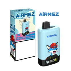 AIRMEZ FOX 2 IN 1 PRO 80000 80K Puffs Disposable Vapes Wholesale Bulk Buy Smart Screen Mesh Coil 9 VapeXYZ