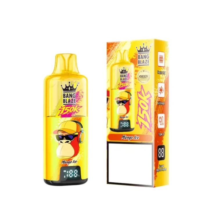BANG BLAZE 150K Puffs 150000 Rechargeable Mesh Coil Disposable Vapes Wholesale Bulk Buy 8 BANG BLAZE 150K Puffs 150000 Rechargeable Mesh Coil Disposable Vapes Wholesale Bulk Buy - Image 8