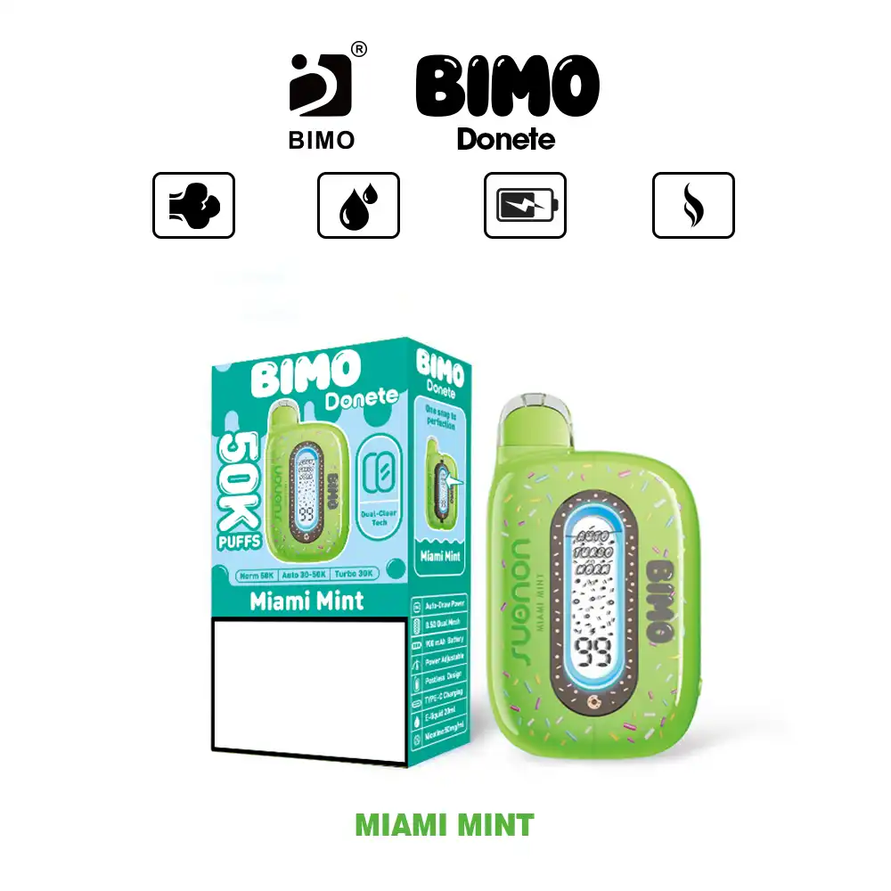BIMO DONETE 50000 Puffs Dual Mesh Coil 50K Disposable Vapes Wholesale Bulk Buy 8 BIMO DONETE 50000 Puffs Dual Mesh Coil 50K Disposable Vapes Wholesale Bulk Buy - Pilt 8