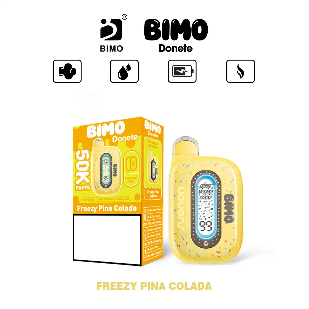 BIMO DONETE 50000 Puffs Dual Mesh Coil 50K Disposable Vapes Wholesale Bulk Buy 7 BIMO DONETE 50000 Puffs Dual Mesh Coil 50K Disposable Vapes Wholesale Bulk Buy - Pilt 7