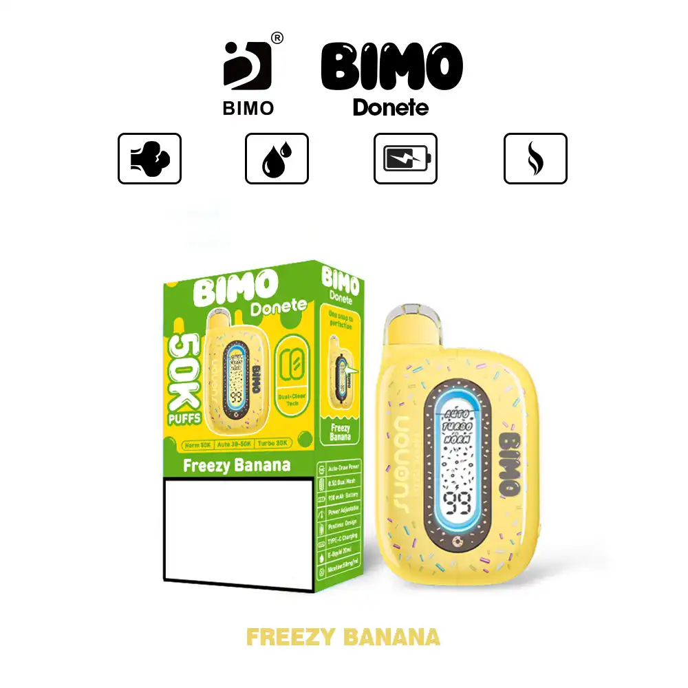 BIMO DONETE 50000 Puffs Dual Mesh Coil 50K Disposable Vapes Wholesale Bulk Buy 6 BIMO DONETE 50000 Puffs Dual Mesh Coil 50K Disposable Vapes Wholesale Bulk Buy - Pilt 6